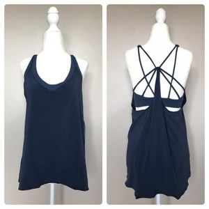 ATHLETA Solace Support Tank Top Sports Bra Yoga